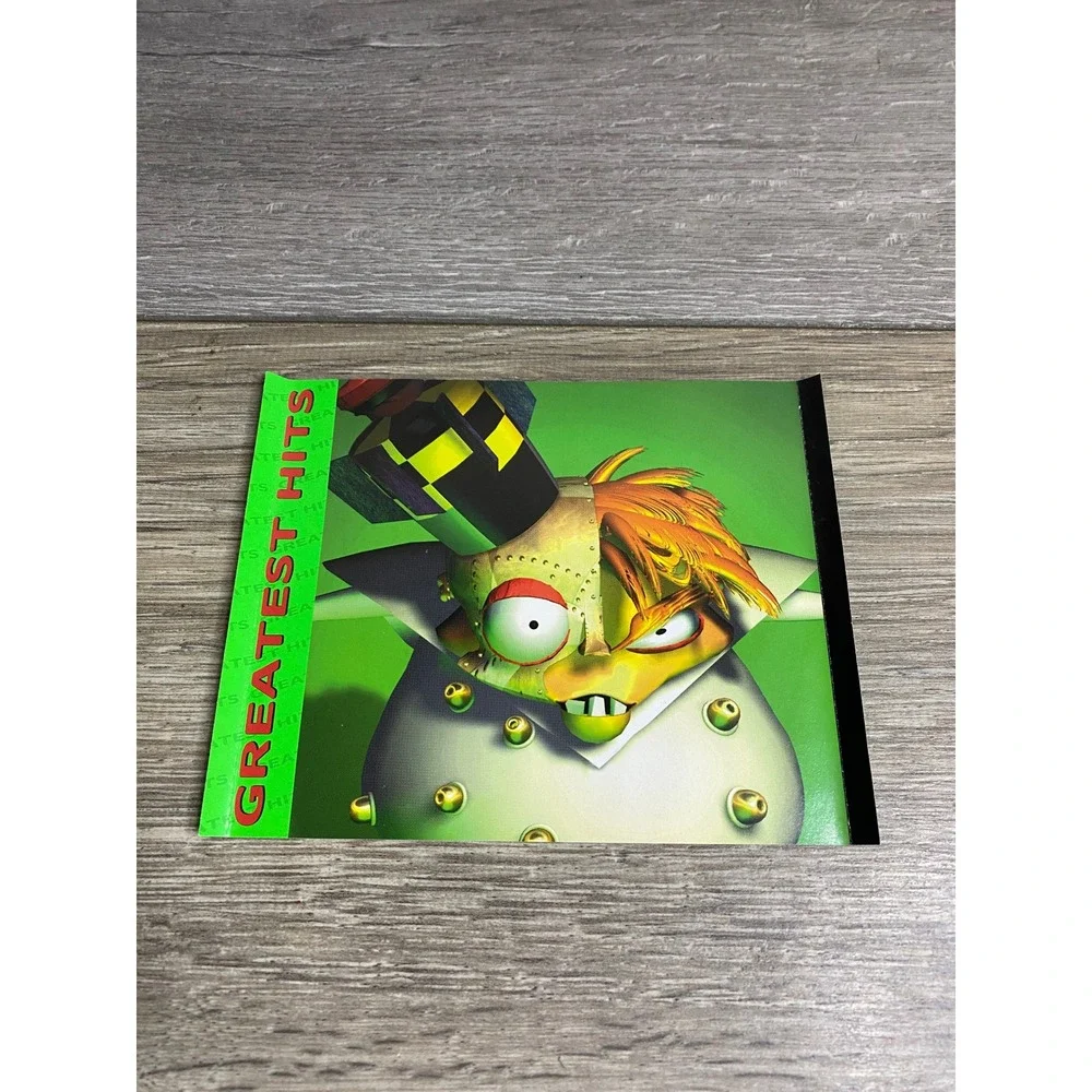 Crash Bandicoot 2 Cortex Strikes Back PS1 back art Greatest Hits SCUS-94154 Sony